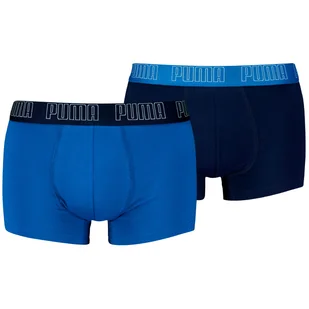 Męskie bokserki Puma Everyday Trunk 2P Rozmiar: XL / Kolor: niebieski/jasnoniebieski - Majtki męskie - miniaturka - grafika 1