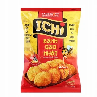 Ichi- Kameda Ichi Krakersy Ryżowe Z Miodem 100G - Zestawy upominkowe - miniaturka - grafika 1
