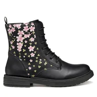 Buty dla dziewczynek - Kozaki Geox J Eclair J049QD 00454 C0724 D Czarny - miniaturka - grafika 1