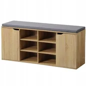 Szafki na buty - Szafka Na Buty pojemny mebel z półkami siedzisko - miniaturka - grafika 1