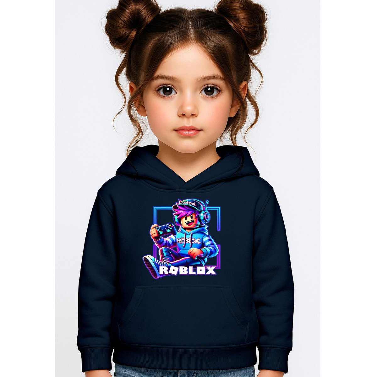 BLUZA DZIECIĘCA Z KAPTUREM ROBLOX GRACZ 104 DLA DZIECKA PREZENT