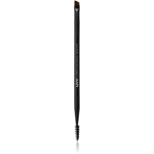 NYX Professional Makeup Pro Dual Brow Brush - Pędzle do makijażu - miniaturka - grafika 1