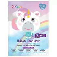 Maseczki do twarzy - 7th Heaven Unicorn Face Mask kojąco-odżywcza maseczka w płachcie Yuzu Fruit & Dubia Berry 1szt 97002-uniw - miniaturka - grafika 1