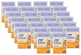 PURINA Cat Chow Adult Karma dla kotów z jagnięciną i zieloną fasolką w galaretce 26x85g - Mokra karma dla kotów - miniaturka - grafika 1