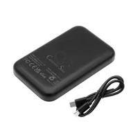 Ładowarki i akumulatory - Portable Charger Power Bank 5000mAh 25.00Wh Li-Polymer 5.0V 2.1A micro USB czarny (Cameron Sino) - miniaturka - grafika 1