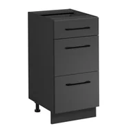 Szafki kuchenne - Szafka do kuchni, stojąca, Frida, 40x45x81 cm, szary grafit, mat - miniaturka - grafika 1