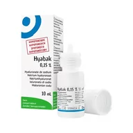 Suplementy diety - THEA POLSKA SP. Z O.O. Hyabak Krople Do Oczu 10 Ml - miniaturka - grafika 1
