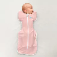 Rożki i beciki - Love To Dream, Otulacz Swaddle UP ETAP1 - 1.0 TOG Original, różowy, rozmiar XS - miniaturka - grafika 1