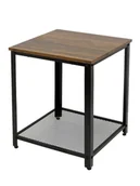 Ławy i stoliki kawowe - Stolik kawowy nocny industrialny rustykalny loft dąb lancelot sk103 - miniaturka - grafika 1