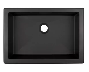 Deante Correo Umywalka podblatowa lub wpuszczana 50x35 cm nero CQRNU5U - Umywalki - miniaturka - grafika 1