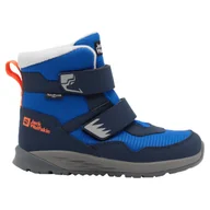 Buty dla chłopców - Dziecięce buty zimowe Jack Wolfskin Polar Bear-B Texapore Mid Vc K Rozmiar butów (UE): 37 / Kolor: niebieski/czarny - miniaturka - grafika 1