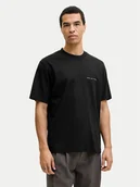 Koszulki męskie - Jack & Jones T-Shirt Owen 12292397 Czarny Relaxed Fit - miniaturka - grafika 1