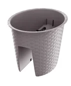 Donice - Doniczka Ratolla Railing Oval DRLB300 mocca Prosperplast - miniaturka - grafika 1