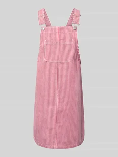 Sukienka na szelkach o kroju regular fit z mieszanki bawełny model ‘ALLO’ - Sukienki - miniaturka - grafika 1