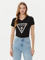 Koszulki i topy damskie - Guess T-Shirt W5RI21 J1314 Czarny Regular Fit - miniaturka - grafika 1