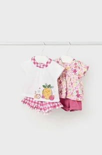 Mayoral Newborn komplet niemowlęcy 2-pack kolor różowy - Komplety dla niemowląt - miniaturka - grafika 1