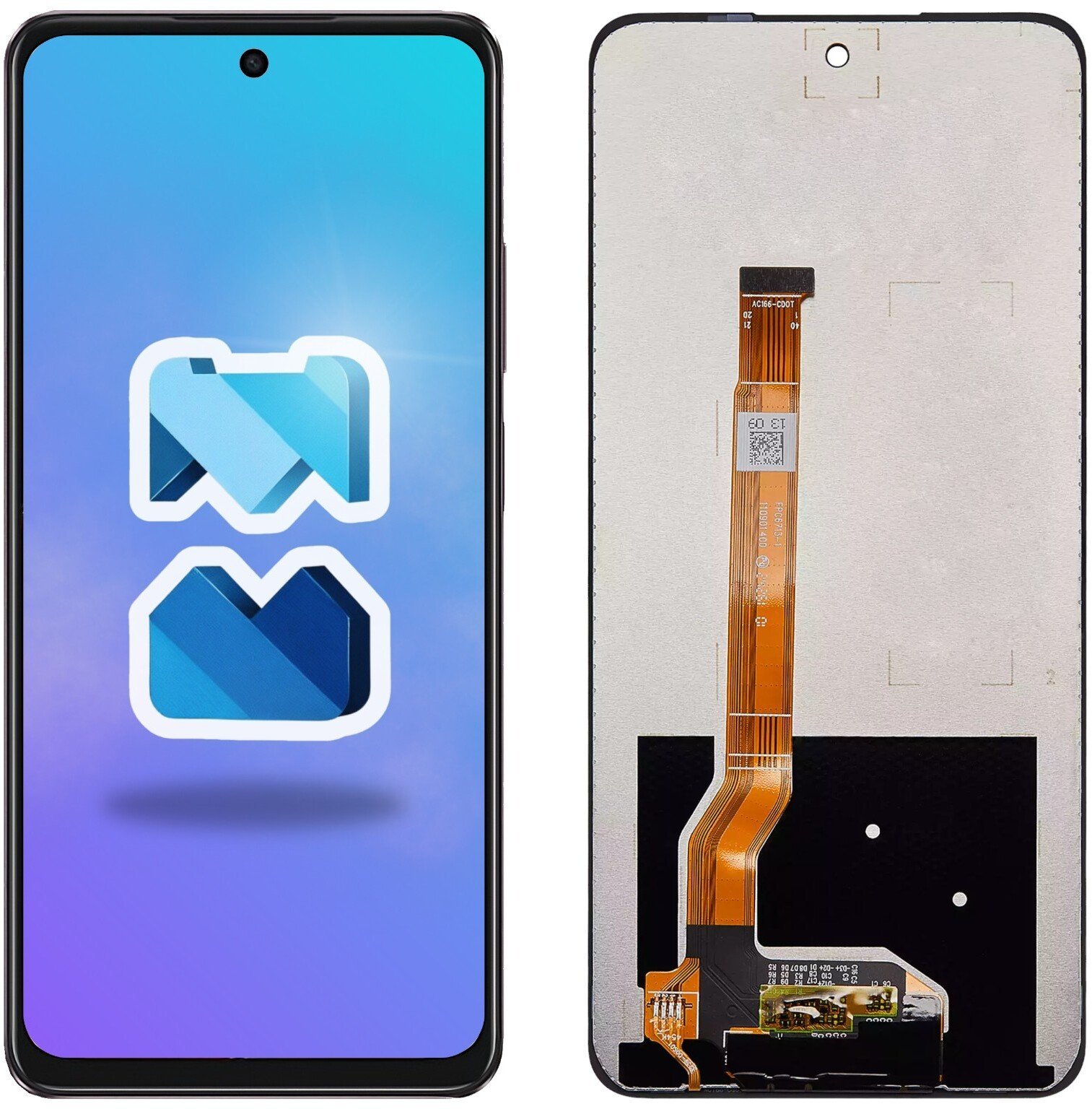 Bateria Mobilepart Wyświetlacz do Oppo A40 LCD CPH2669 CPH3669 Ekran
