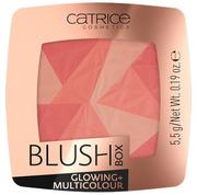 Róże do policzków - Catrice Blush Box Glowing+Multicolour rozświetlający róż wielokolorowy - miniaturka - grafika 1
