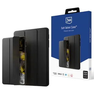 Etui na Galaxy Tab S7 / S8 3MK Soft Tablet Case Czarny - Etui do tabletów - miniaturka - grafika 1