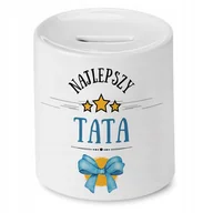 Skarbonki - Skarbonka Dla Taty Idealny na Urodziny Prezent z Nadrukiem ze Zdjęciem - miniaturka - grafika 1