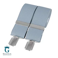 Dodatki do ubrań - Szelki do spodni Popielate BR-007 - miniaturka - grafika 1