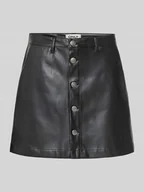 Spódnice - Spódnica mini o ktoju regular fit z imitacji skóry model ‘AMAZING-LIORA' - miniaturka - grafika 1