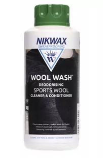 Płyn do prania wełnianej bielizny termoaktywnej Nikwax Wool Wash 1 L - Akcesoria obuwnicze - miniaturka - grafika 1