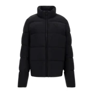 Kurtki damskie - Damska Kurtka ocieplana GUESS CLAUDIA LIGHT PUFFER JACKET V3BL13WFUD0-JBLK – Czarny - miniaturka - grafika 1
