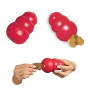 Zabawki dla psów - ZABAWKA NA PRZYSMAK SPOWALNIAJĄCA GUMOWA TWARDA MOCNA DLA PSA 8,5 cm - miniaturka - grafika 1