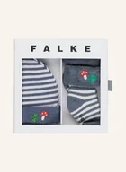 Skarpetki damskie - Falke Zestaw: Skarpety I Czapka Z Pudełkiem Prezentowym blau - miniaturka - grafika 1