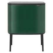 Kosze na śmieci - Brabantia Kosz na śmieci Touch Bin Bo 3x11L zielony Pine 304200 304200 - miniaturka - grafika 1