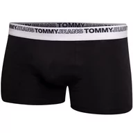 Majtki męskie - Tommy Hilfiger Bokserki Męskie 1P Trunk Czarne Um0Um02658 Bds  L - miniaturka - grafika 1