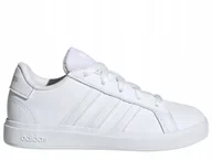 Buty sportowe damskie - Buty damskie adidas Grand Court 2.0 białe FZ6158 39 1/3 - miniaturka - grafika 1