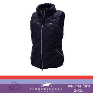 Schockemohle Kamizelka damska SUMMER ROSE SS 2023 - dark blue - Kamizelki jeździeckie - miniaturka - grafika 1