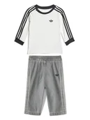 Bluzki damskie - adidas Komplet bluzka i spodnie Denim JW5312 Biały Regular Fit - miniaturka - grafika 1