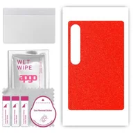 Akcesoria do tabletów i e-booków - folia naklejka skórka strukturalna na TYŁ do Blackview Tab 90 WiFi - Czerwony Pastel Matowy - apgo SKINS - miniaturka - grafika 1