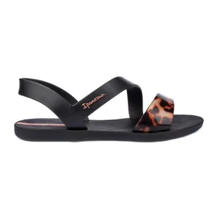 Sandały Ipanema Vibe Sandal Fem 82429 BD399 czarne - Sandały damskie - miniaturka - grafika 1