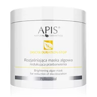 Maseczki do twarzy - Apis Professional Discolouration-Stop Rozjaśniająca maska algowa redukująca przebarwienia 250 g - miniaturka - grafika 1