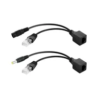 Adaptery i przejściówki - Adapter PoE zasilanie Lan po skrętce Cabletech - miniaturka - grafika 1