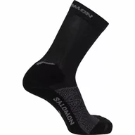 Skarpetki sportowe męskie - SALOMON Speedcross Crew deep black/magnet EU 42-44 - miniaturka - grafika 1