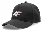 Czapki damskie - Czapka z daszkiem 4F HJL22 JCAD005 Black 52-56cm - miniaturka - grafika 1