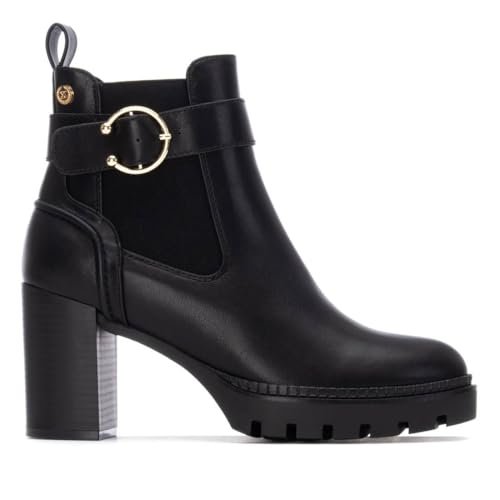 XTI 144521, botki damskie, czarne, 41 EU, Czarny (Black), 41 EU
