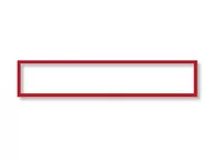 Systemy ekspozycyjne i znaki informacyjne - Magnetoplan Koszulka magnetyczna 232x52mm ramka czerwona 5szt 1131706 - miniaturka - grafika 1