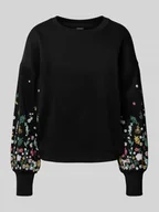 Bluzy damskie - Bluza o kroju regular fit z mieszanki bawełny model ‘BROOKE’ - miniaturka - grafika 1