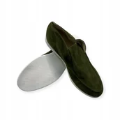 Mokasyny męskie - Mokasyny męskie zamszowe Old Money 45 - miniaturka - grafika 1