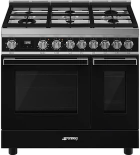 Kuchenka gazowo-elektryczna SMEG CPF92GMBL - Kuchenki gazowo-elektryczne - miniaturka - grafika 1
