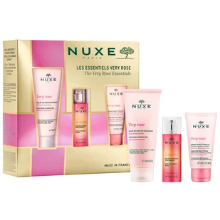 Zestaw Nuxe Very Rose, krem do rąk i paznokci, 50 ml + żel pod prysznic, 100 ml + różana woda perfumowana, 30 ml - Kremy i maski do rąk - miniaturka - grafika 1
