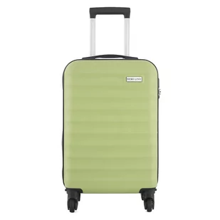 Walizka kabinowa podróżna na kółkach w paski 20" - oliwkowy Semi Line - Walizki - miniaturka - grafika 1