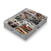 Szafki na buty - Szary organizer na 12 par butów Domopak Shoes - miniaturka - grafika 1