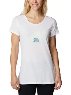 Koszulki i topy damskie - Columbia Koszulka "Daisy Days" w kolorze białym - grafika 1